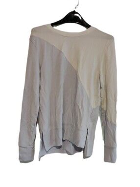 SUMMERSALT Two Tone Pullover Sweater High Low Slits